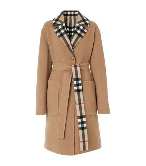 Burberry Dorea Belted Reversible Coat 